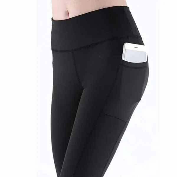 High Waist Legging Pockets Fitness Bottoms Running Sweatpants for Women Quick-Dry Sport Trousers Workout Yoga Pants 2023 NEW - Image 6