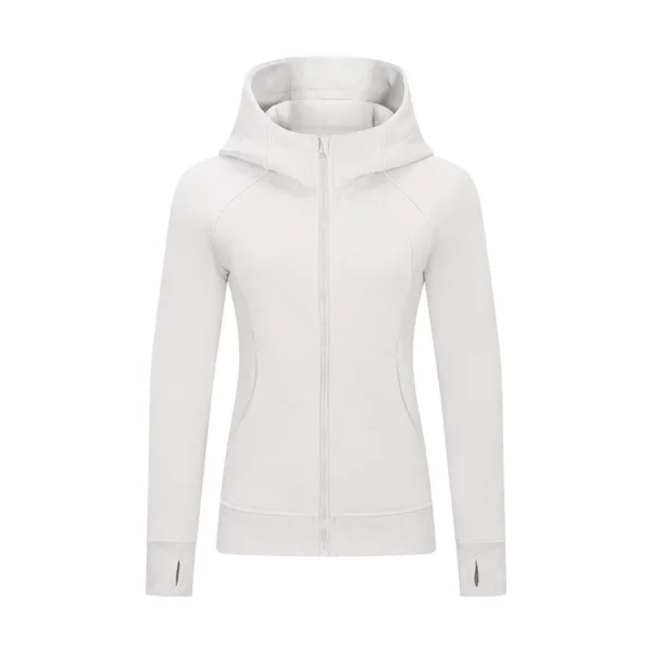 Newly Thick Warm Hooded Sports Jacket For Women'S Autumn and Winter Outdoor Casual Golf Yoga Workout Training Fitness Jackets - Image 6