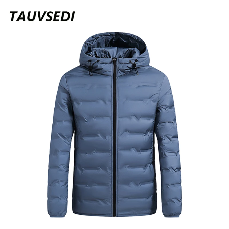 Men’s White Duck Down Jacket Warm Thick Windproof Puffer Jacket Winter New Men Hooded Waterproof High Quality Thermal Parka Male