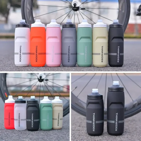 ThinkRider 620ml/750ml Bicycle Bottle MTB Road Bike Water Bottle Outdoor Sports Plastic Portable Large Capacity Drink Cycling - Image 5