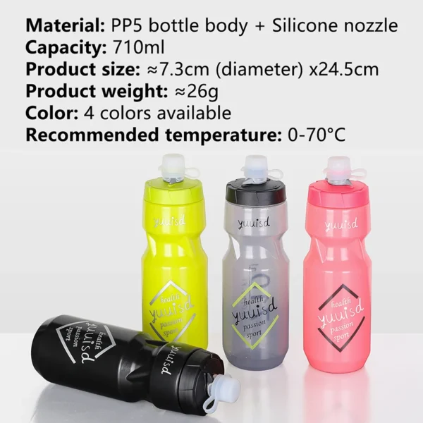 Bicycle Water Bottle Mountain Road Bike Cycling Large Capacity Fitness Sports Water Glass - Image 6