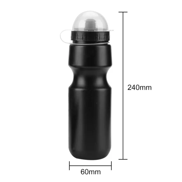 Black Bicycle Water Bottle Sports Kettle MTB Cycling Bike Road Racing Bottle 650ML Outdoor Fitness Sports Drinkware - Image 4