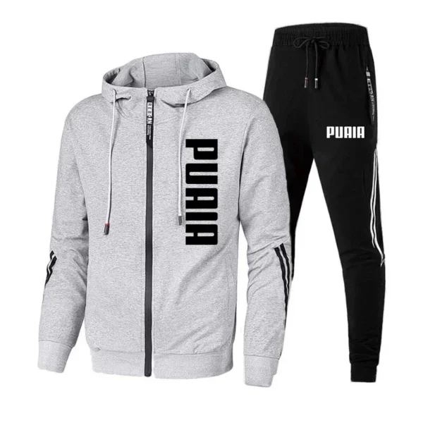 New Men's Tracksuit Spring and Autumn Sweatpants Two-Piece Set Printing Sport Jacket+Running Trousers Fast and Furious Overcoat - Image 5