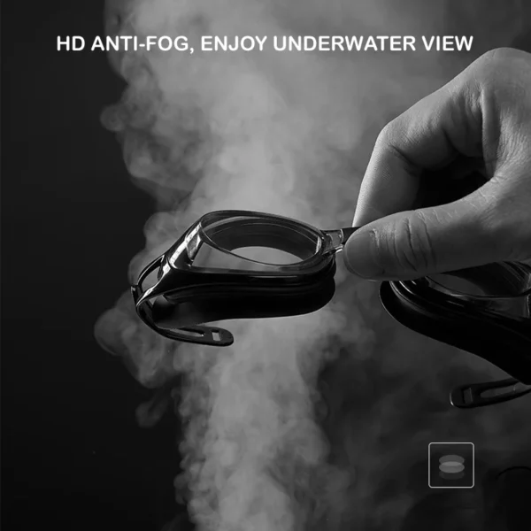 HD Waterproof Anti Fog Professional Myopia Swimming Goggles for Men Women Water Sports Eyewear Equipment Diopter -2.0~-6.0 - Image 3