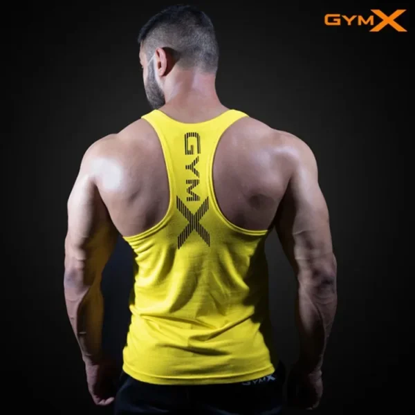 Men's Fitness Vest Muscle Training T-shirt Quick Dry Top Healthy Body Suit Gym Workout Tank Top Sleeveless Summer Sportswear