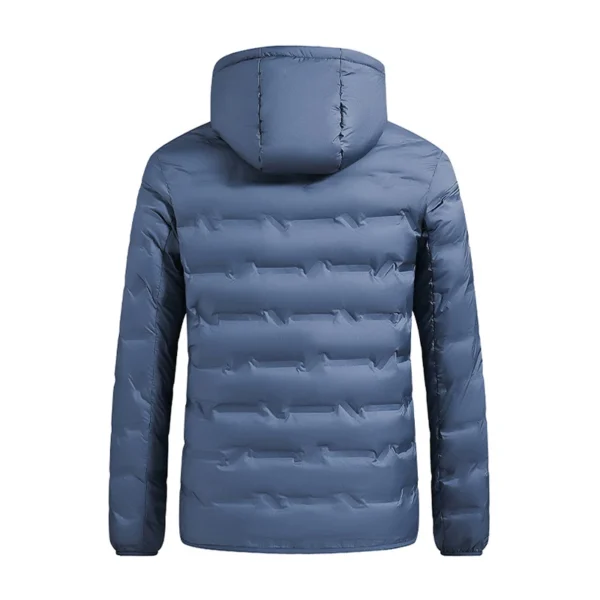 Men's White Duck Down Jacket Warm Thick Windproof Puffer Jacket Winter New Men Hooded Waterproof High Quality Thermal Parka Male - Image 2