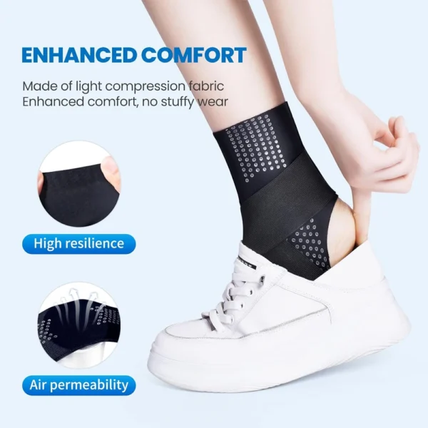 1Pcs Sport Protective Gear Ankle Support Basketball Bandage Ankle Brace Breathable Ankle Compression Support - Men Women Running - Image 3